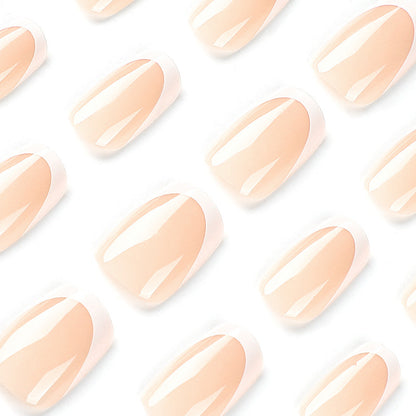Nails-2490-Medium Length Almond nails- Free 24 pc Sticker Sheet included