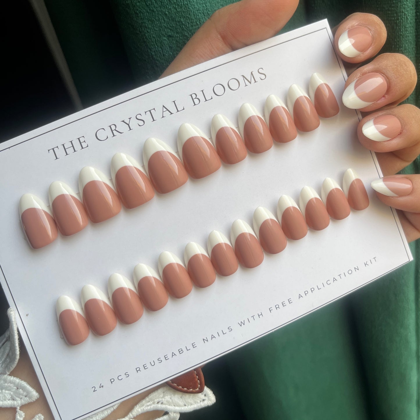 Nails-2500-Almond nails- Free 24pc Sticker Sheet included