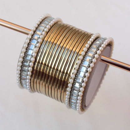 Reya Bangle Set - Golden