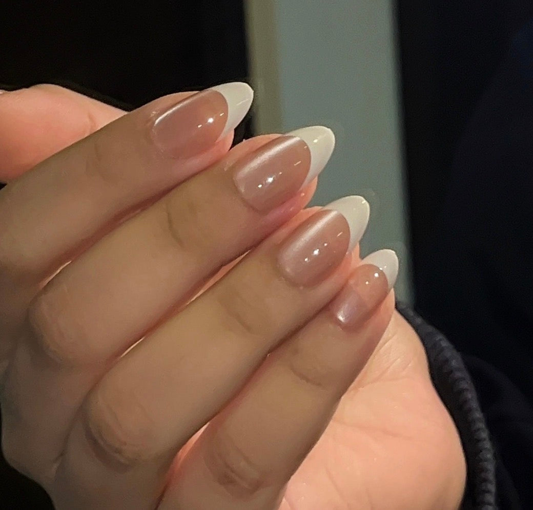 [PREMIUM] Handmade Cat-eye Reflective Nails-812- Free 24 pc Sticker Sheet  included