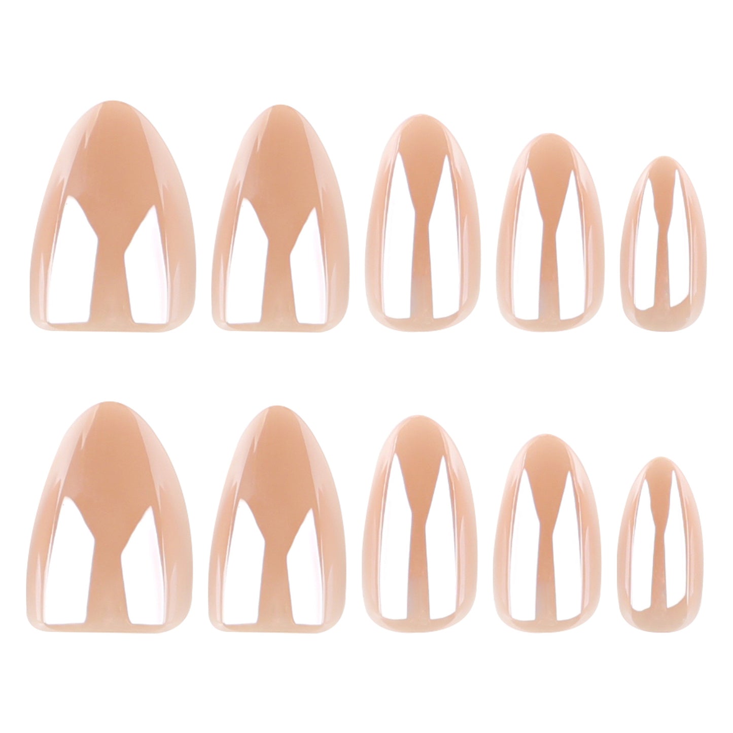 [PREMIUM] Mirror Glazed Nails-4024- Free 4 pc nail kit included