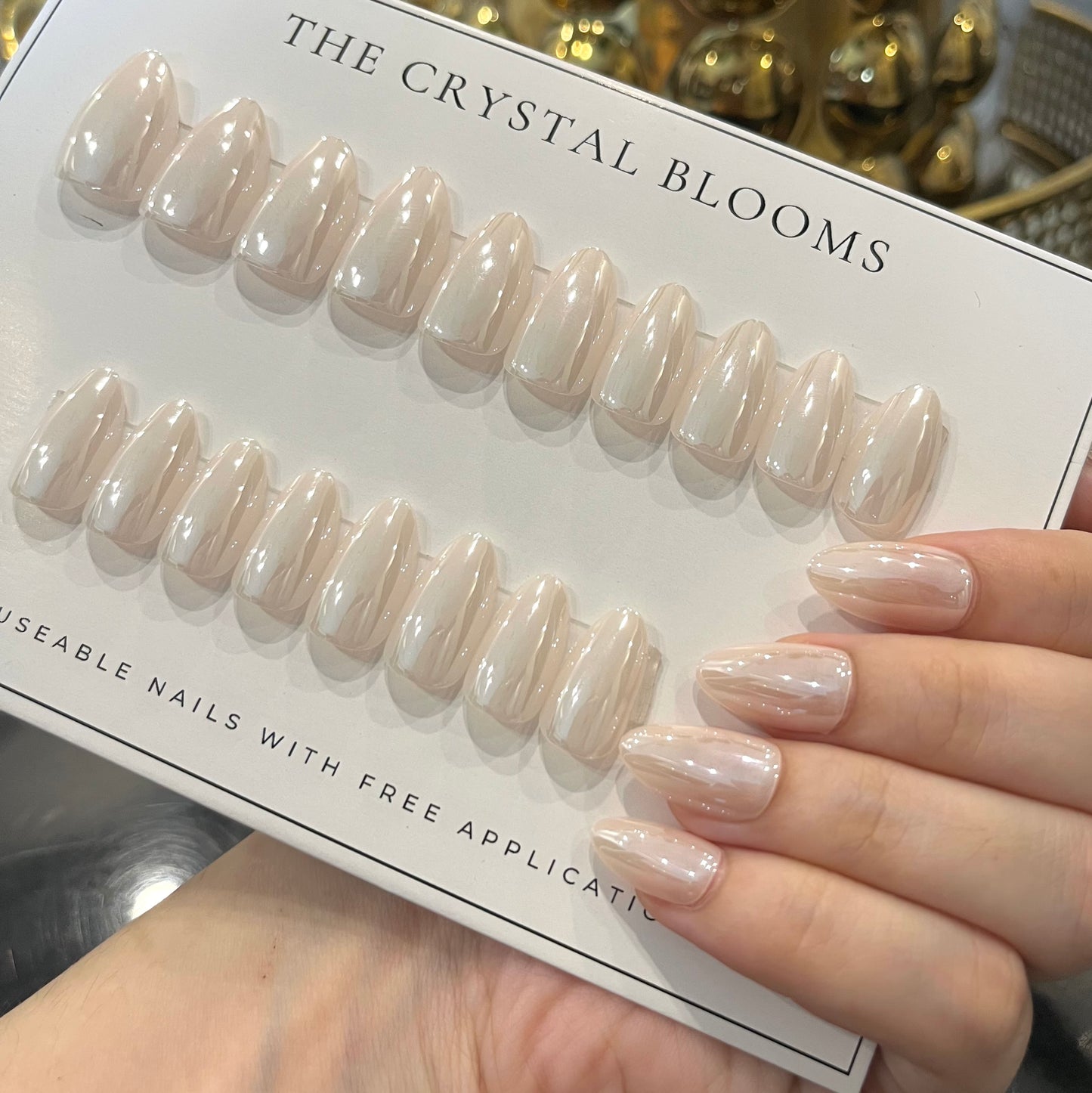 Chrome Nails-DD 04 S- Free 24pc Sticker Sheet included