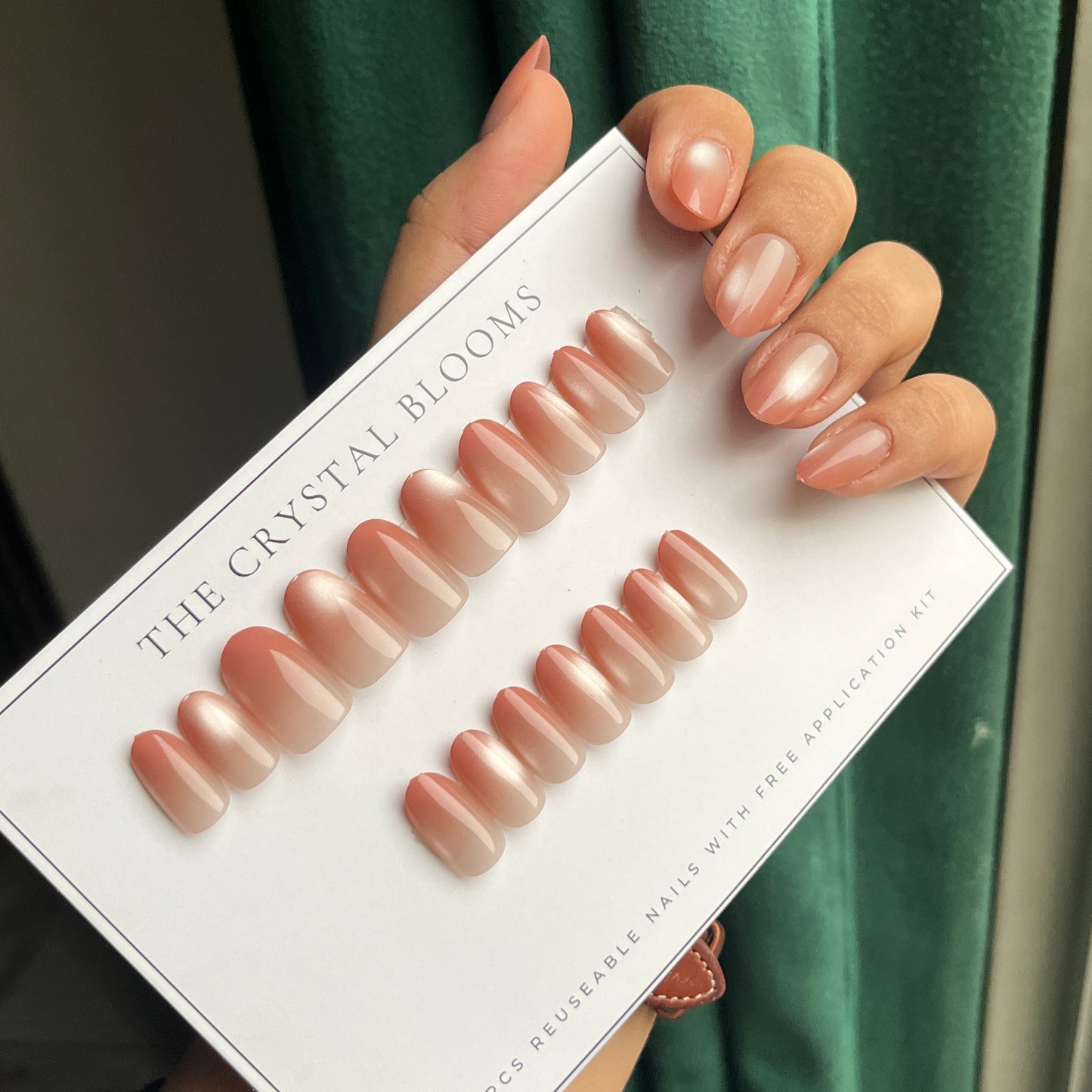 Nails-2140-Almond nails- Free 24pc Sticker Sheet included