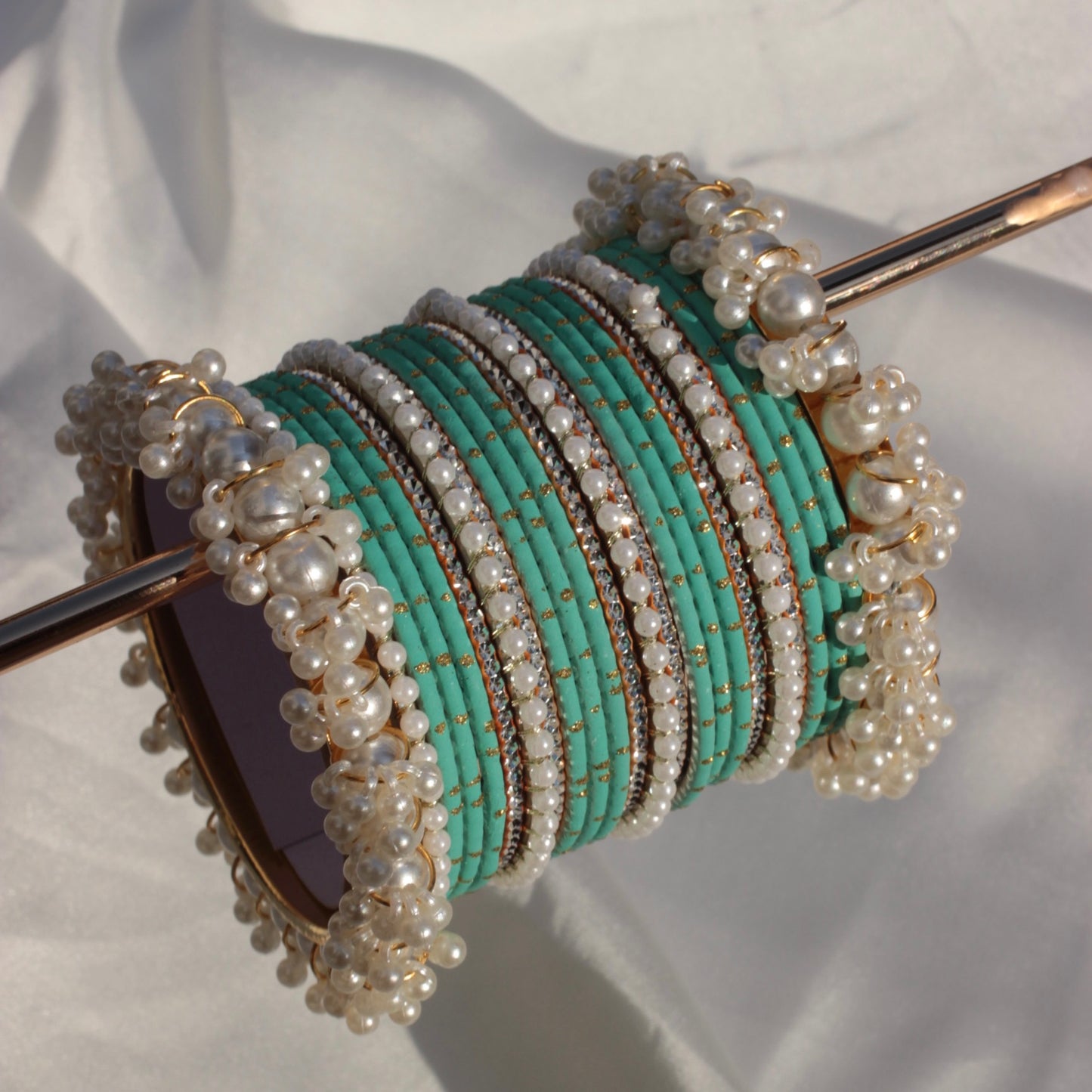 Rian Bangle Set-Mint