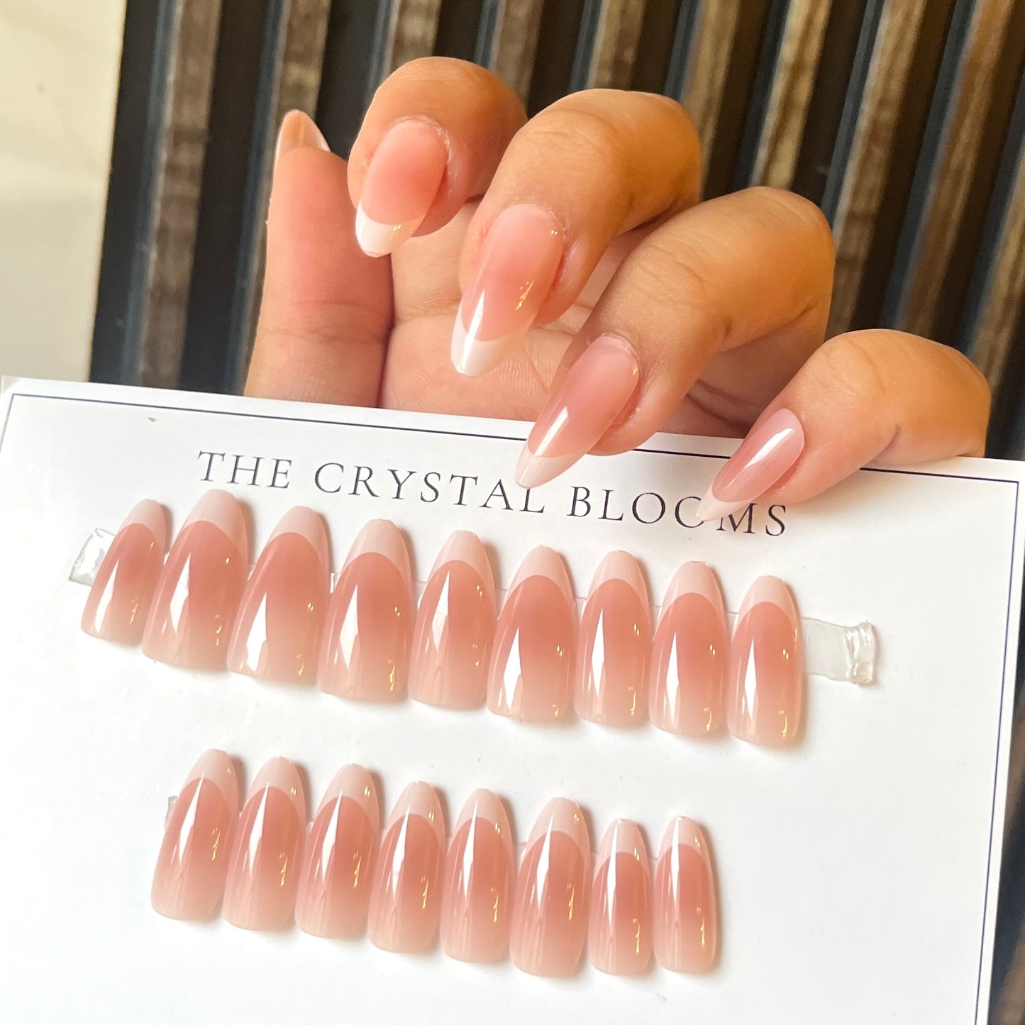 Nails-2211-Almond nails- Free 24pc Sticker Sheet included