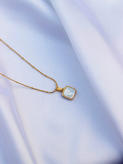 JNecklace (24K Gold Plated)-AntiTarnish/HypoAllergic - Dual Sided 387