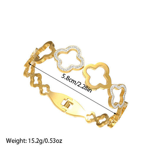 JBracelet- Non Tarnish - 24K Gold plated Anti Tarnish Everyday wear Bracelet