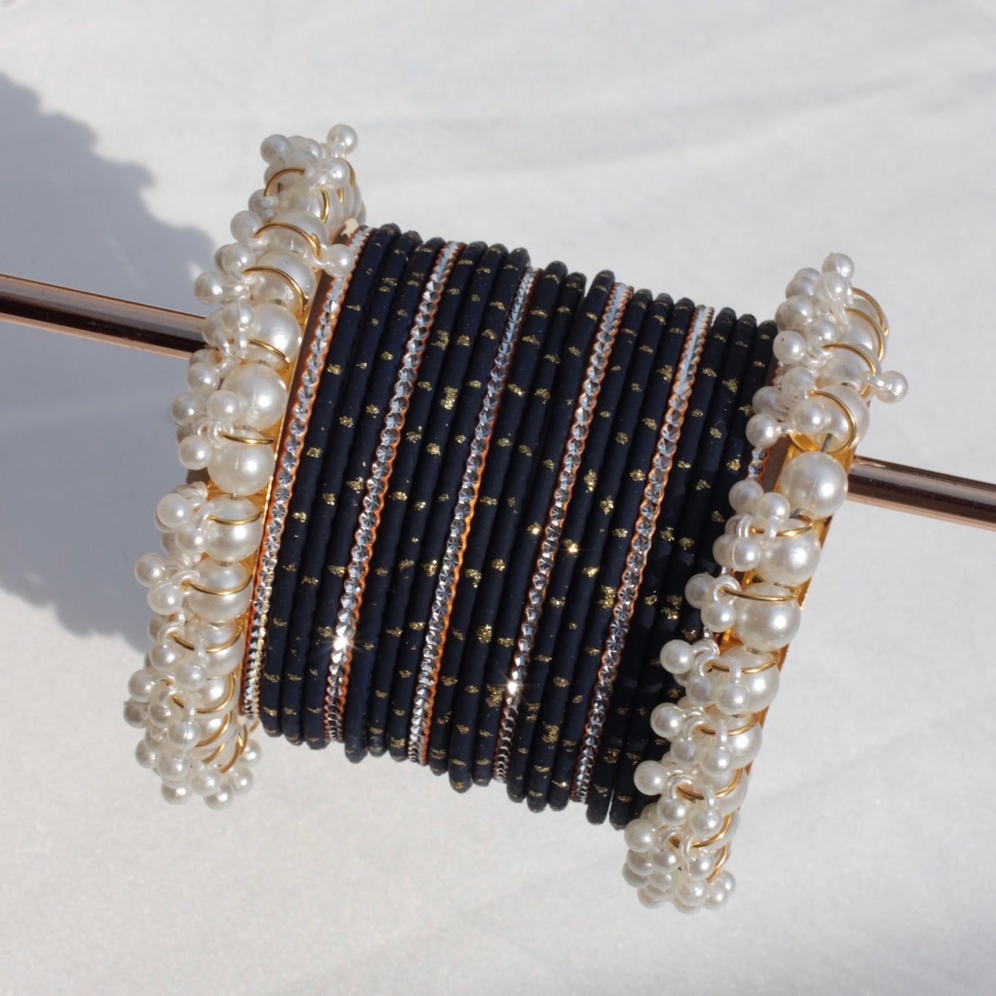 Azel Bangle Set-Black