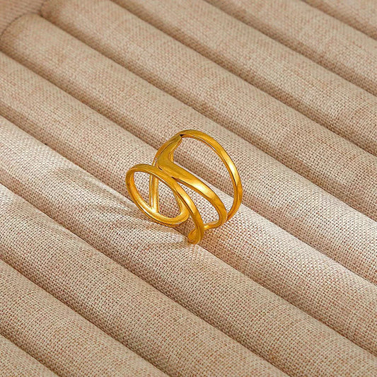 JRing-(24K Gold Plated)-AntiTarnish/HypoAllergic-427E