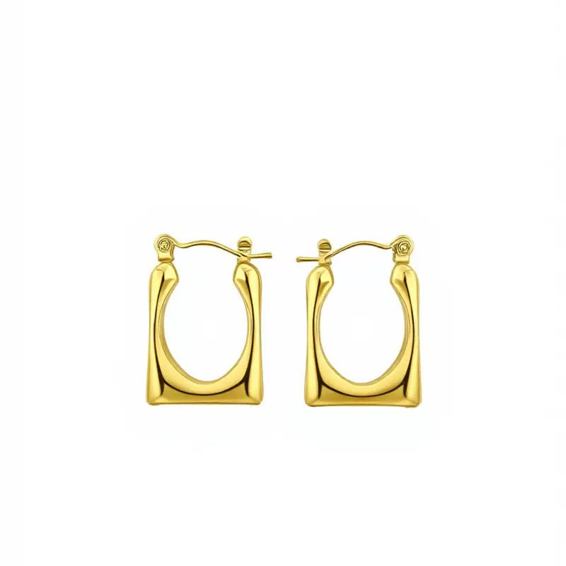 Elite Hoops Stud Earrings (N252)