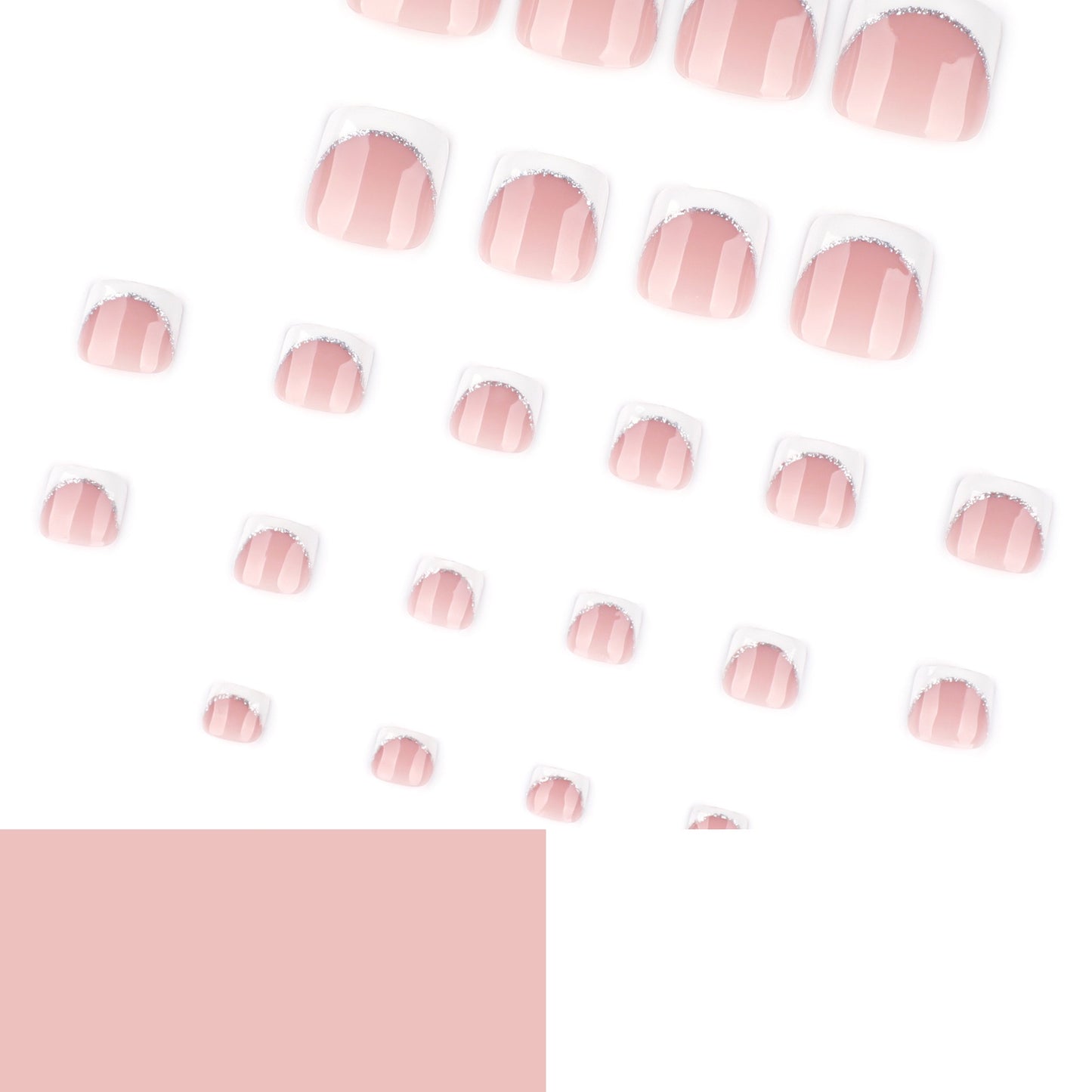 [PREMIUM] Glitter Nails-4247- Free 24pc Sticker Sheet  included