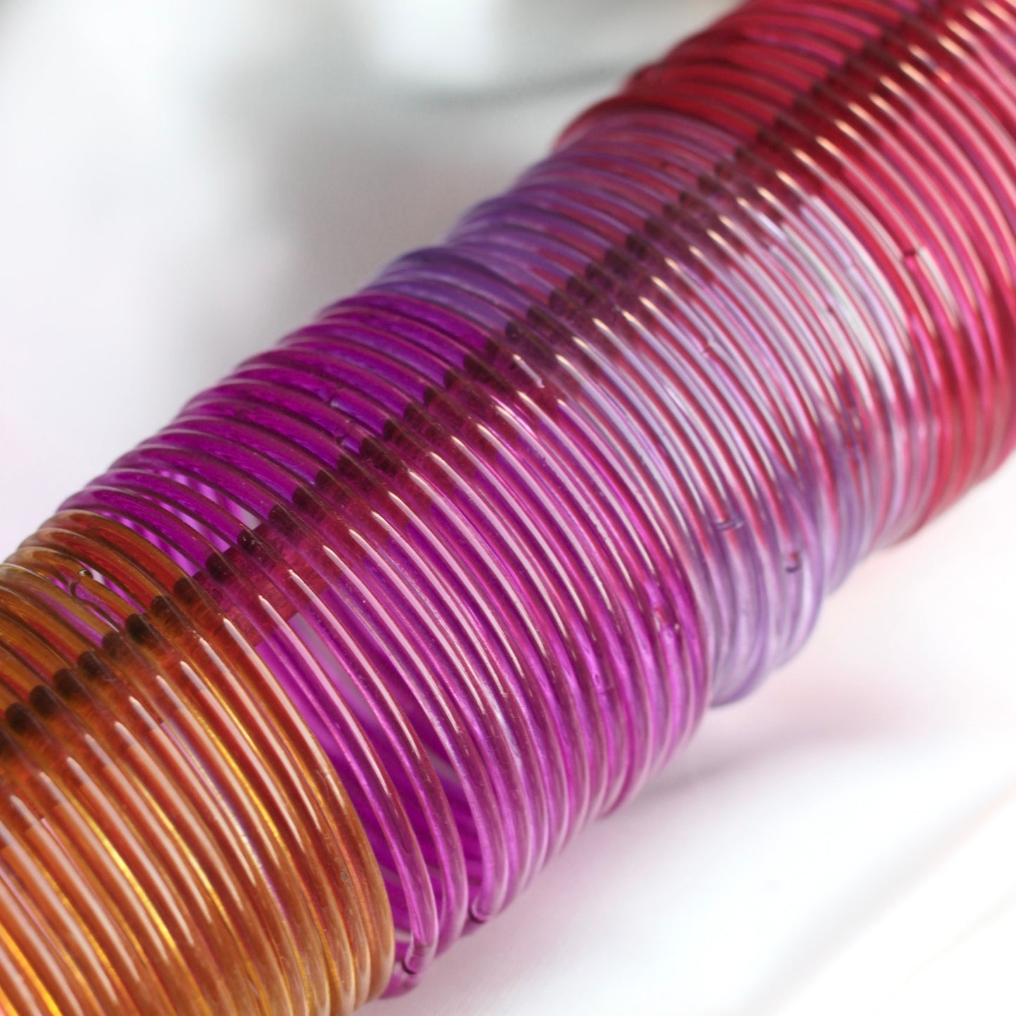 (Choose colour) Jelly Thick  Glass Bangles-2 mm thickness