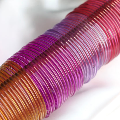 (Choose colour) Jelly Thick  Glass Bangles-2 mm thickness