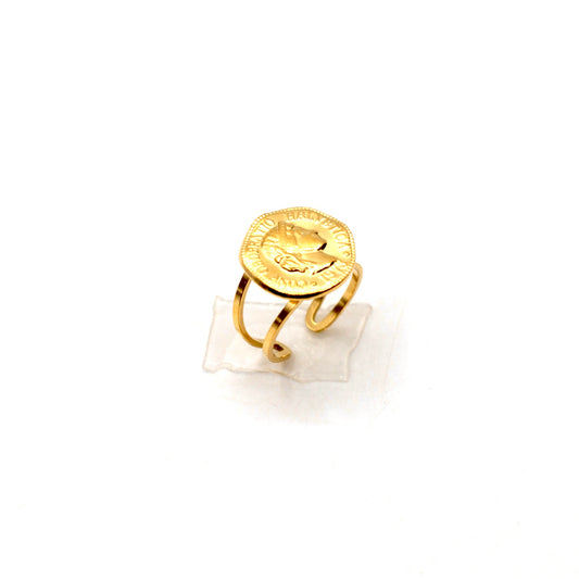 JRing-(4K Gold Plated)-AntiTarnish/HypoAllergic 393