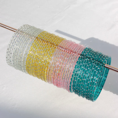 (Choose colour) Aiyna- Viral Handmade Glass Bangles-4