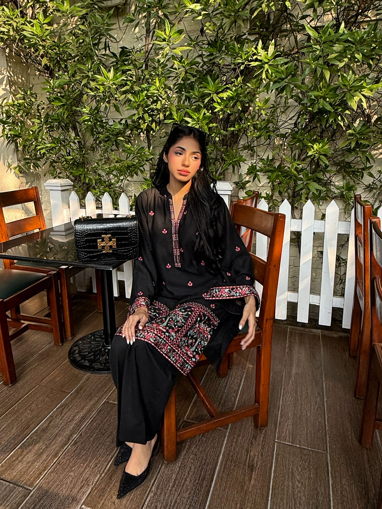 Midnight Bloom- 2 pc Stitched