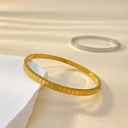 JBracelet- Non Tarnish - 24K Gold plated Anti Tarnish Everyday wear Bracelet