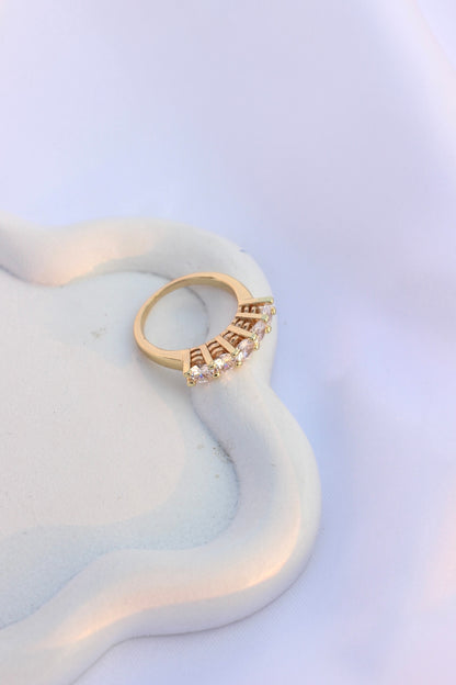 JRing (sterling silver semi precious zirconium ring) -240-CL