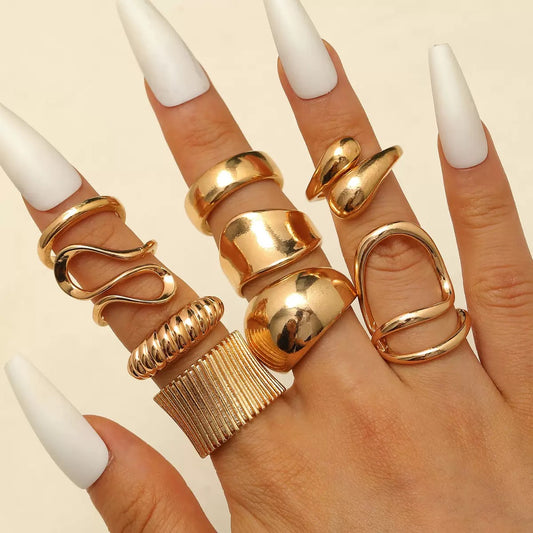 JRing-(24K Gold Plated)-AntiTarnish/HypoAllergic-432E