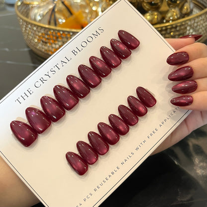 Cat eye Nails-MY 25 S- Free 24pc Sticker Sheet included