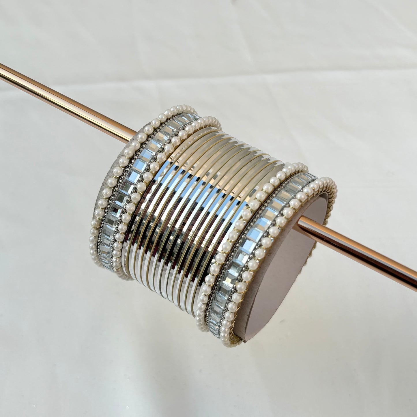 Reya Bangle Set -Silver