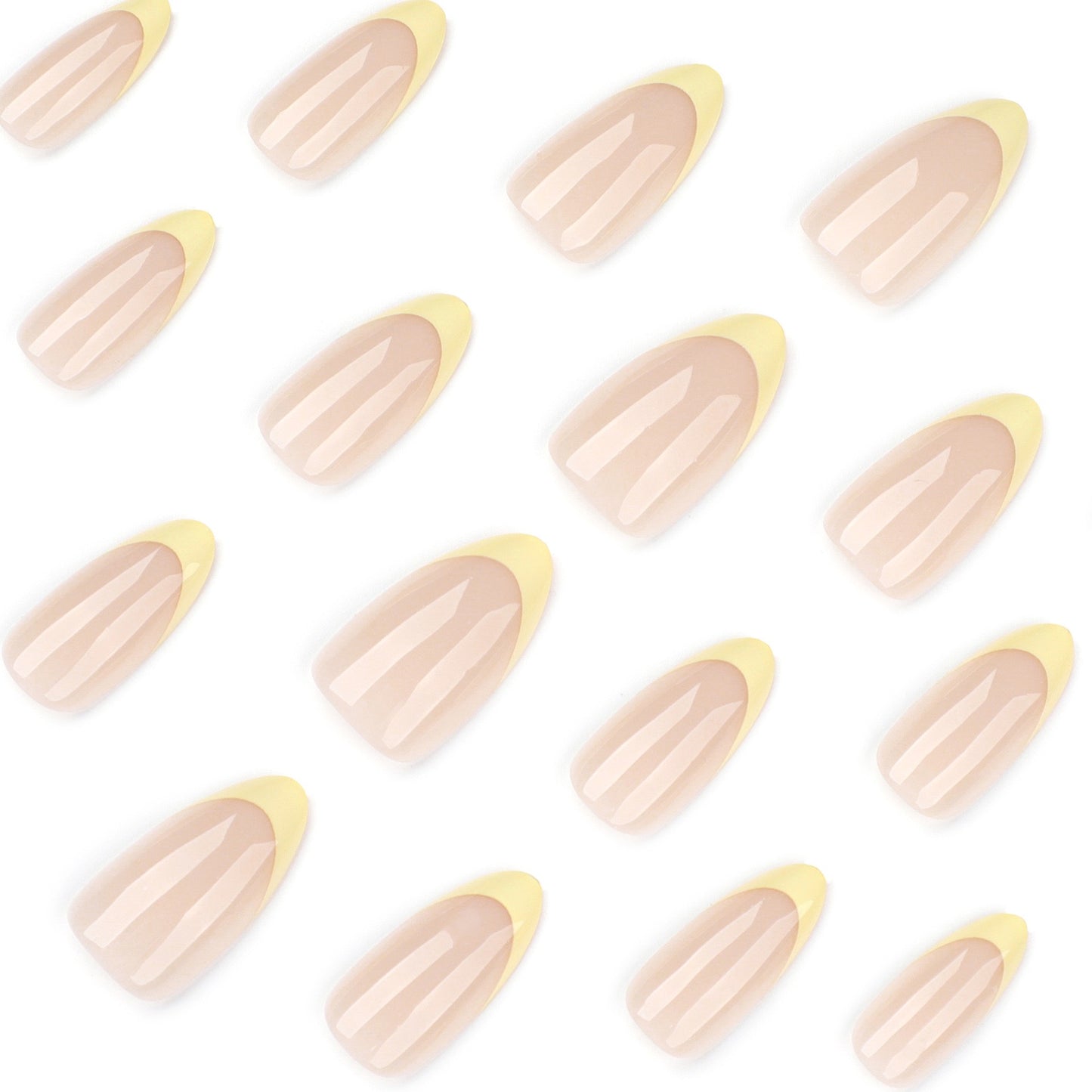 Nails-3926-Almond nails- Free 24pc Sticker Sheet included