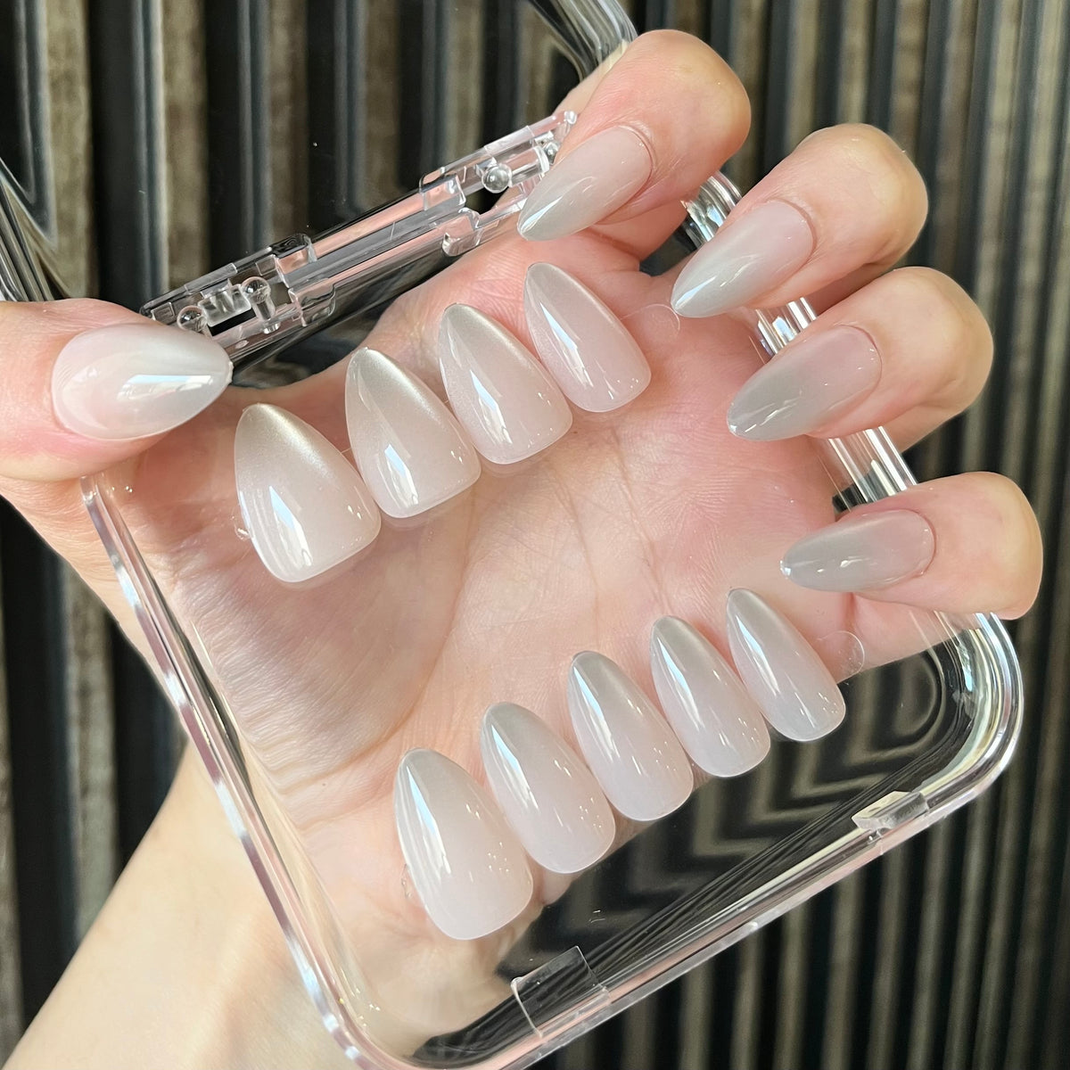 Nails-1274T- Hyper realistic nails- Free 24pc Sticker Sheet included