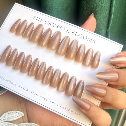 Handmade Cat-eye Nails-30 nails in each pack- 140- Free 24 pc Sticker Sheet included