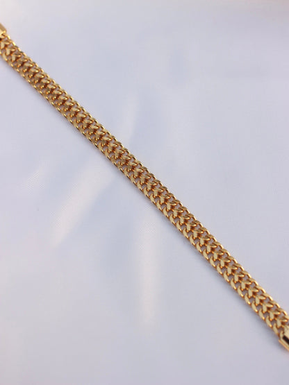 JBracelet- Non Tarnish - 24K Gold plated Anti Tarnish Everyday wear Bracelet-383