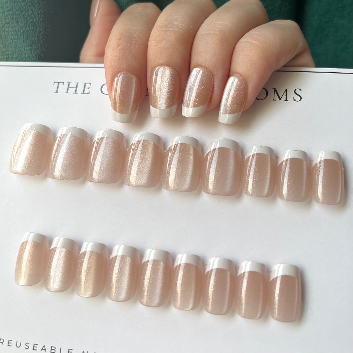 PREMIUM cat-eye Nails-3173T-Free 24pc Sticker Sheet included