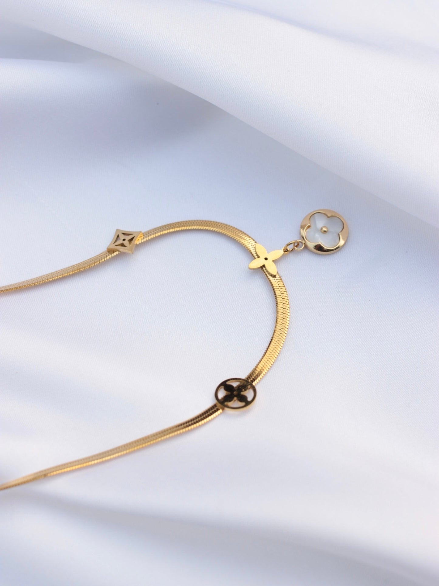 JNecklace (24K Gold Plated)-AntiTarnish/HypoAllergic -250