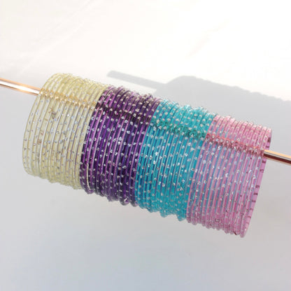 (Choose colour) Aiyna- Viral Handmade Glass Bangles-8