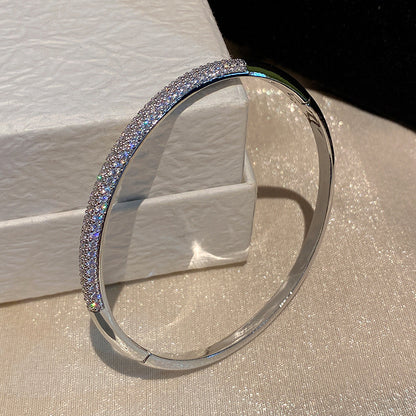 JBracelet (Cubic Zirconia)- Non Tarnish - 24K Gold plated Anti Tarnish Everyday wear Bracelet