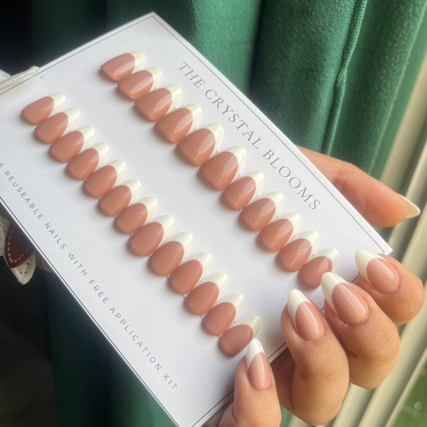 Nails-2500-Almond nails- Free 24pc Sticker Sheet included