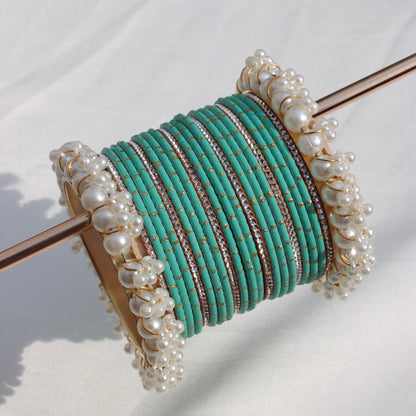Azel Bangle Set-Turcoise-1