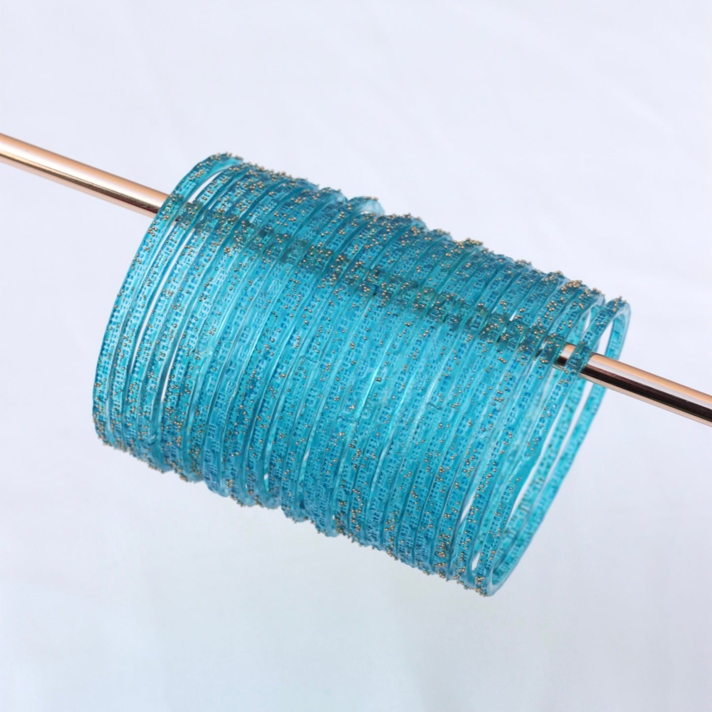 Rains- Viral Handmade Glass Bangles-Ocean Blue-101