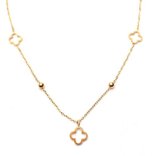 JNecklace (4K Gold Plated)-AntiTarnish/HypoAllergic 198