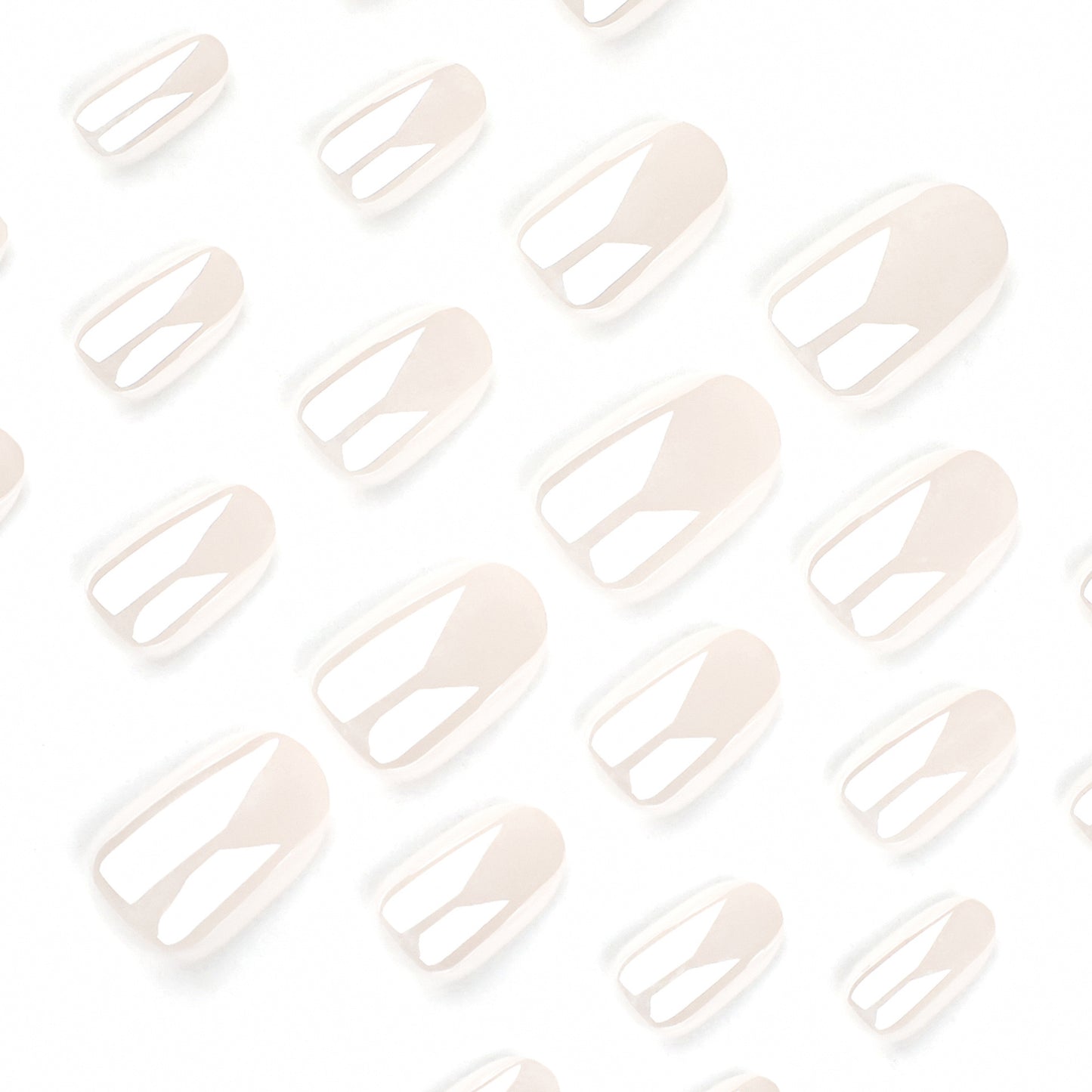 [PREMIUM] Handmade Pearl Glazed Nails - 3338-Free 4 pc nail kit included