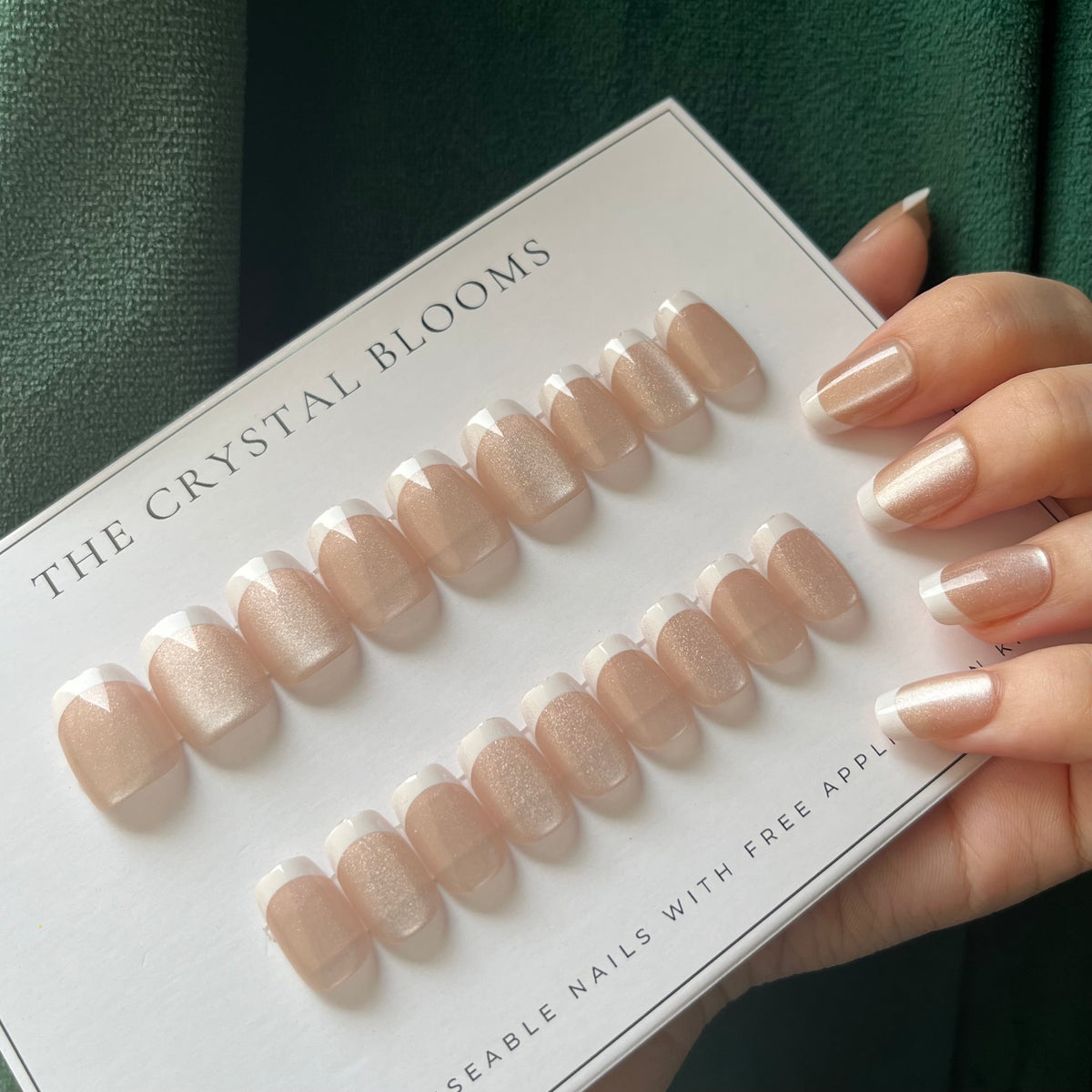 PREMIUM cat-eye Nails-3173T-Free 24pc Sticker Sheet included