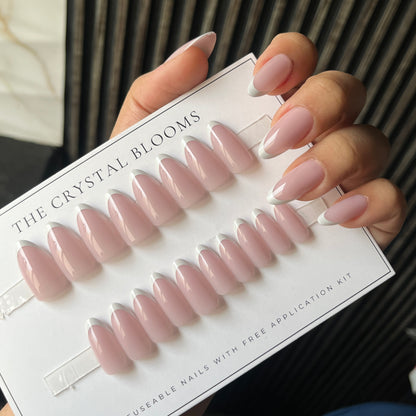 Nails-4295- Almond french nails