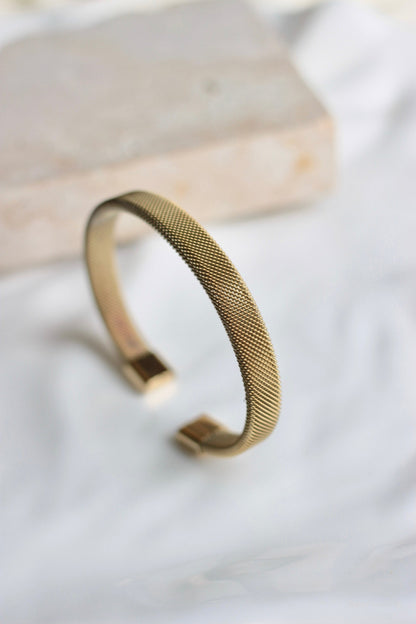 JBracelet- Non Tarnish - 24K Gold plated Anti Tarnish Everyday wear Bracelet- 366