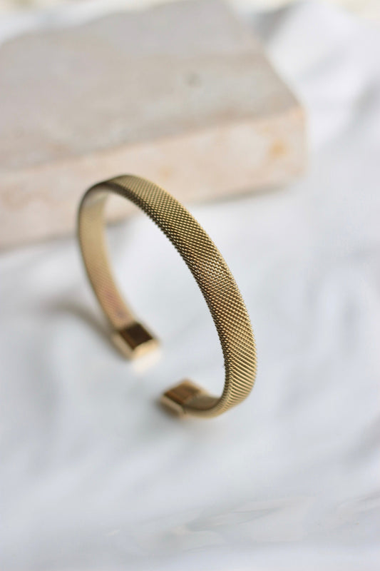 JBracelet- Non Tarnish - 24K Gold plated Anti Tarnish Everyday wear Bracelet- 366