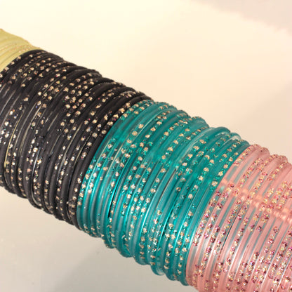 (Choose colour) Jellin- Viral Handmade Glass Bangles
