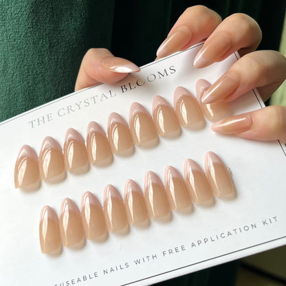 Hyper Realistic Natural Looking Nails-14 - High quality Natural Fit Nails
