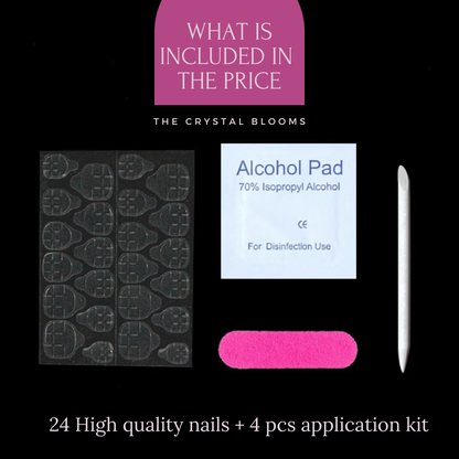 Viral Cherry Nails-061- FREE Nail-kit included with this Nails pack-CL