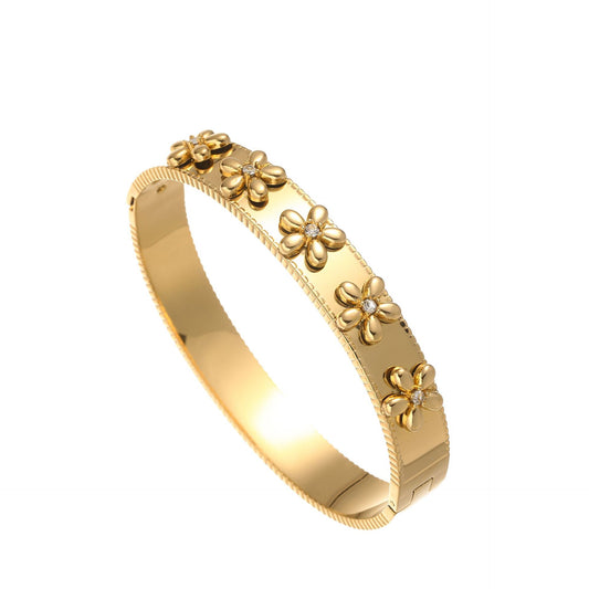 JBracelet- Non Tarnish - 24K Gold plated Anti Tarnish Everyday wear Bracelet