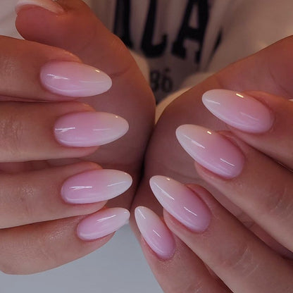 Nails-3262-Medium Length Almond nails- Free 4 pc nail kit included