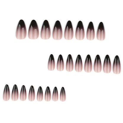 Nails-4172-Almond nails- Free 24 -pc Sticker Sheet  included