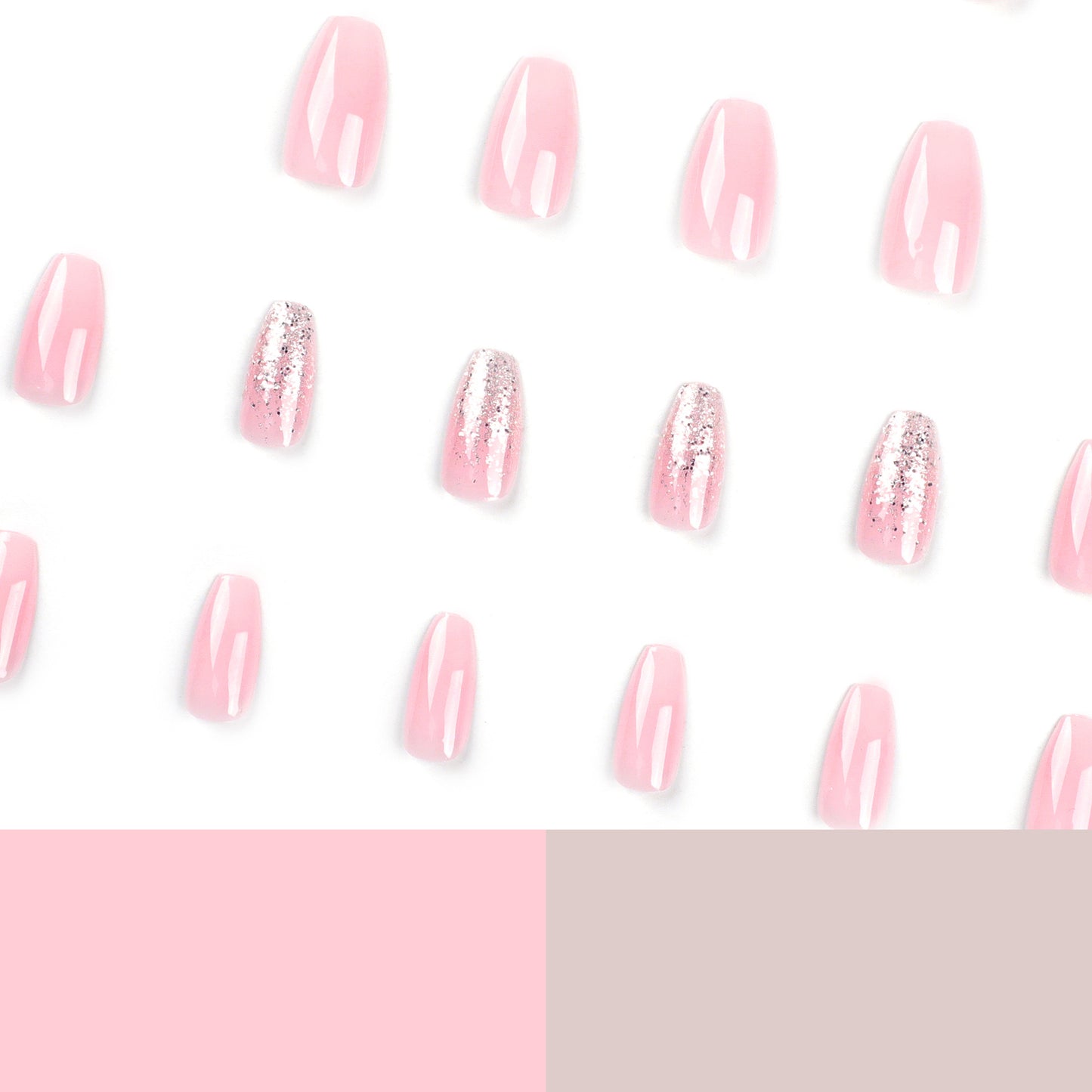 Ombre Natural Nails-1823 - Free 4 pc nail kit included