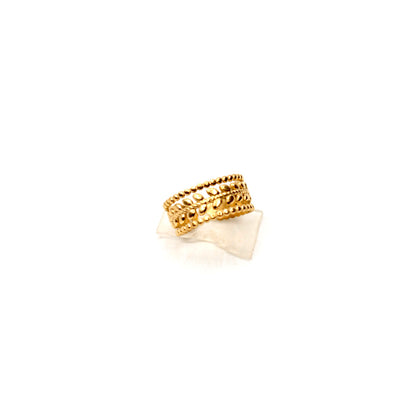 JRing-(4K Gold Plated)-AntiTarnish/HypoAllergic 406